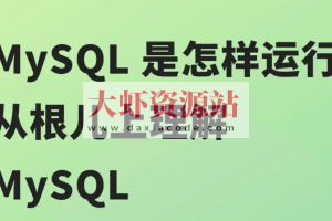 MySQL 是怎样运行的：从根儿上理解 MySQL | 完结