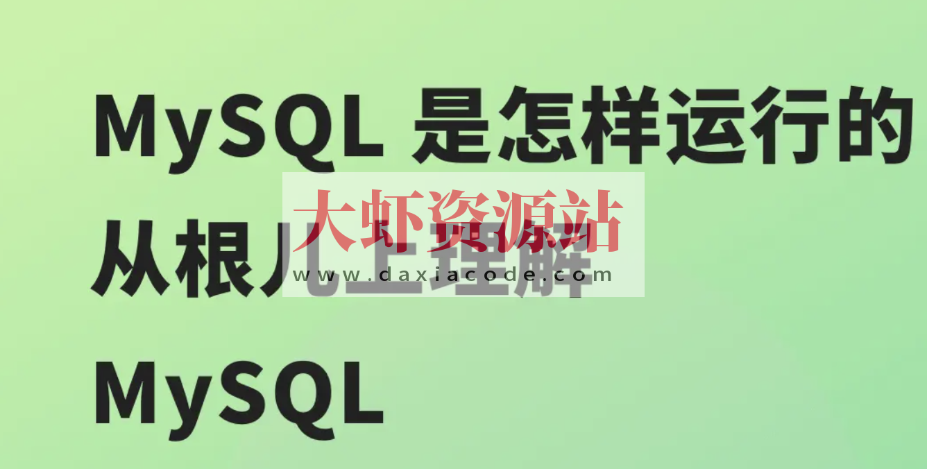 MySQL 是怎样运行的：从根儿上理解 MySQL | 完结