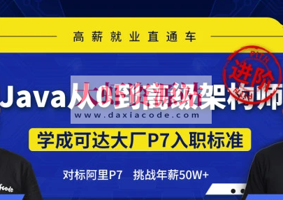 Java从0到高级架构师 | 完结
