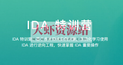 【看雪】IDA特训营