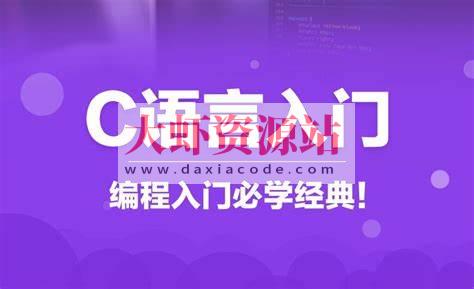 爱编程的大丙 C语言视频教程(非常详尽)