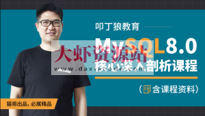 叩丁狼-MySQL8.0核心深入剖析课程