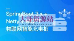 SpringBoot 3.x + Netty + MQTT 实战物联网智能充电桩