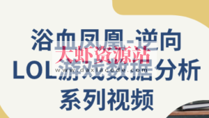 逆向LOL游戏数据分析系列视频
