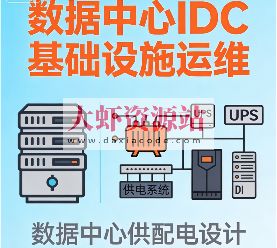 数据中心IDC基础设施运维&数据中心供配电设计