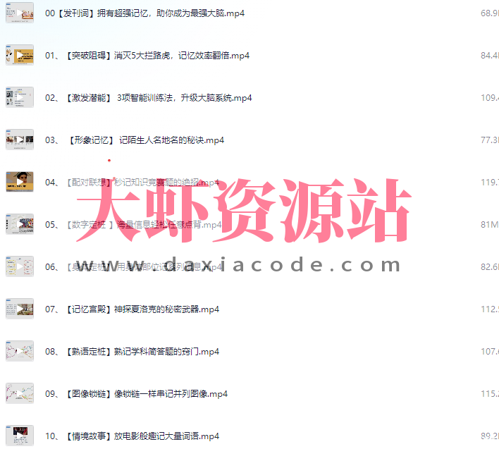 《20堂超实用记忆术》最强大脑冠军教练亲授 教你快速记住任何信息 练成超级大脑