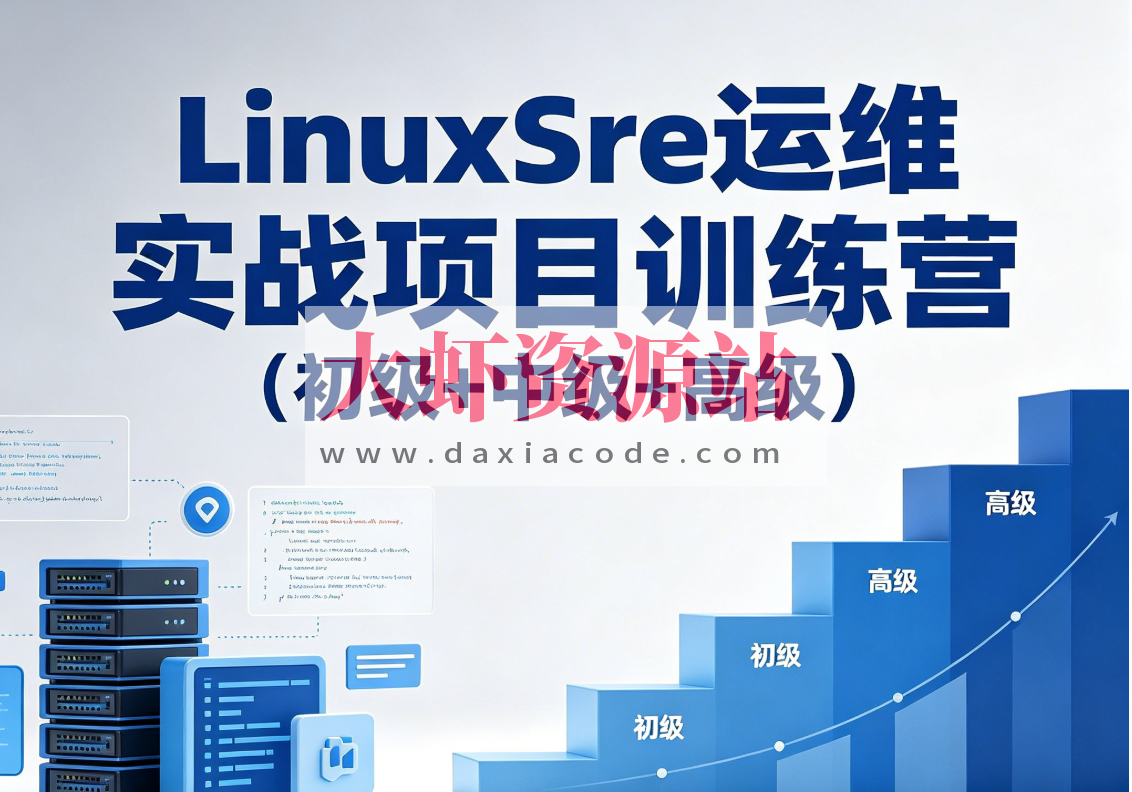 标杆徐LinuxSre运维实战项目训练营(初级+中级+高级)